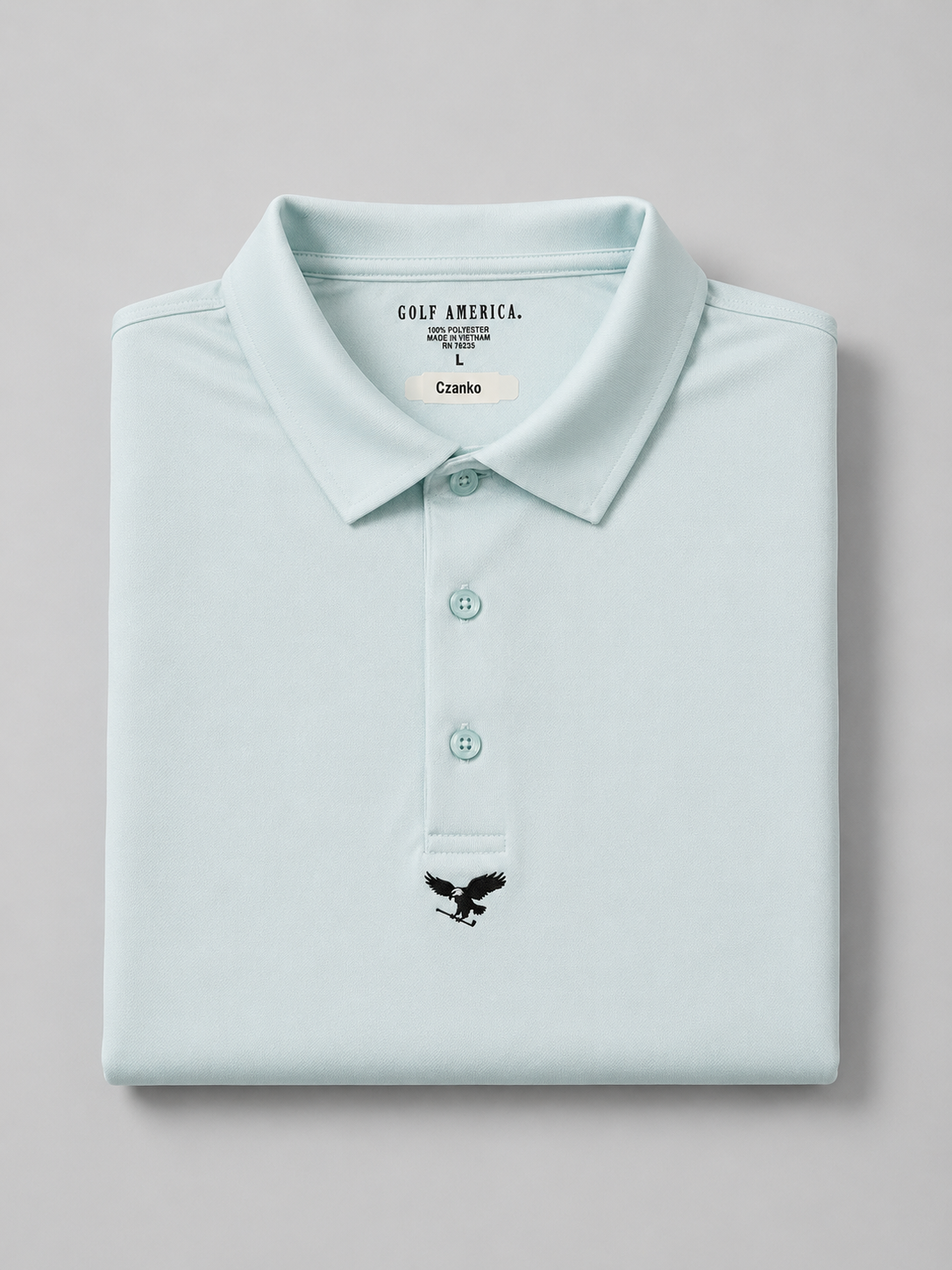 Golf America Performance Polo Shirt Eagle Logo