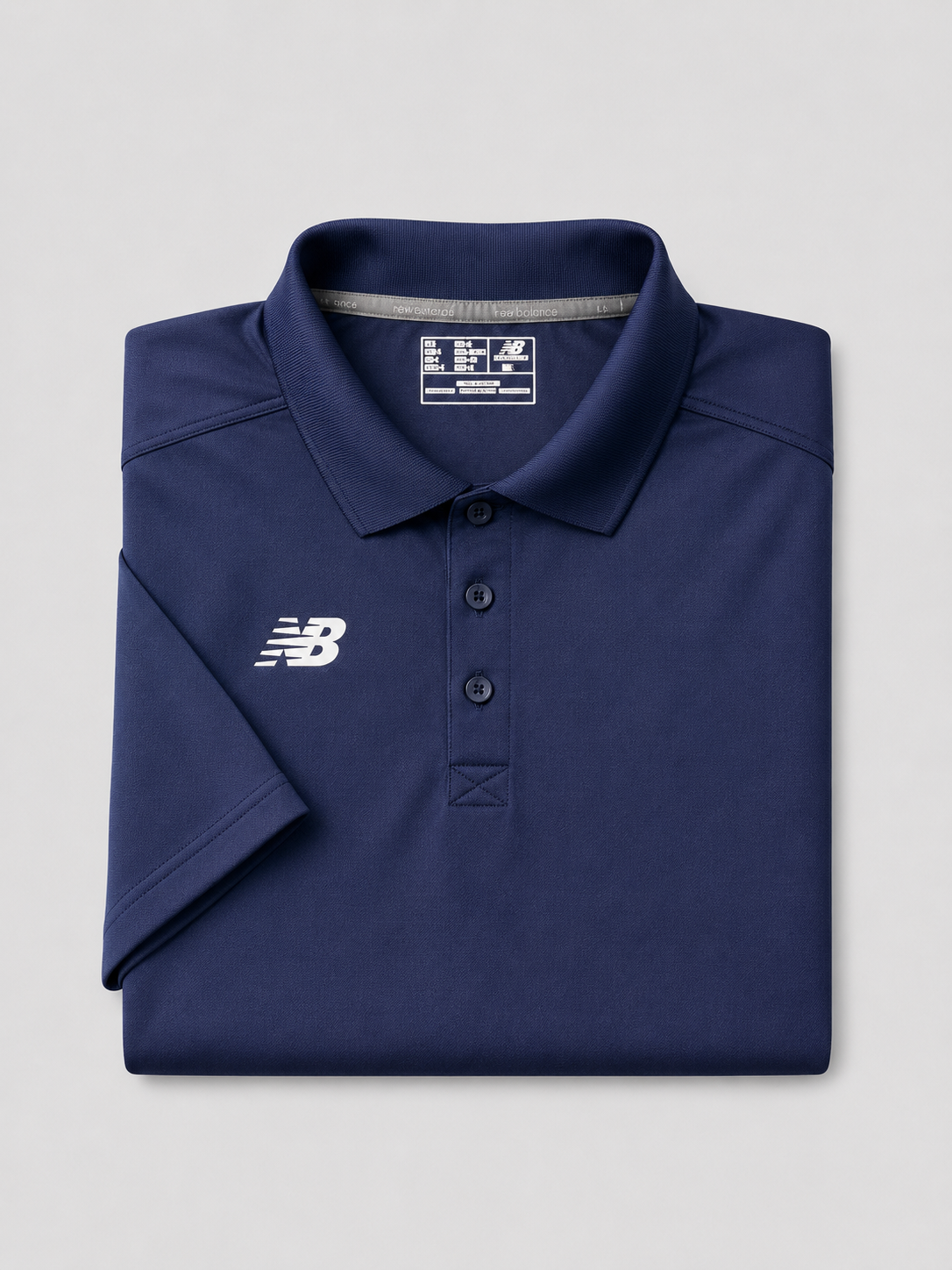 New Balance Performance Polo Shirt Navy Blue
