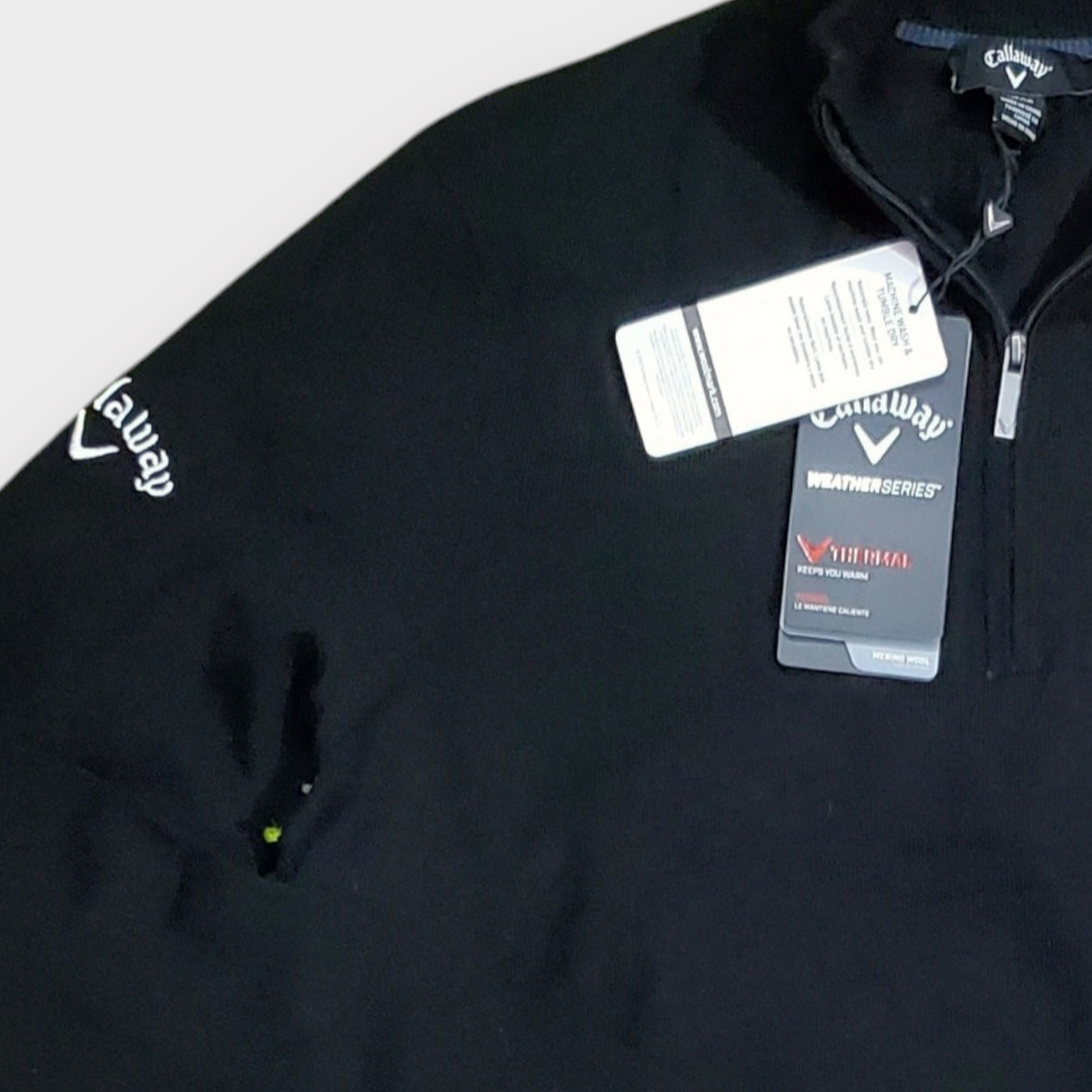 Callaway Thermal Half Zip Pullover Black