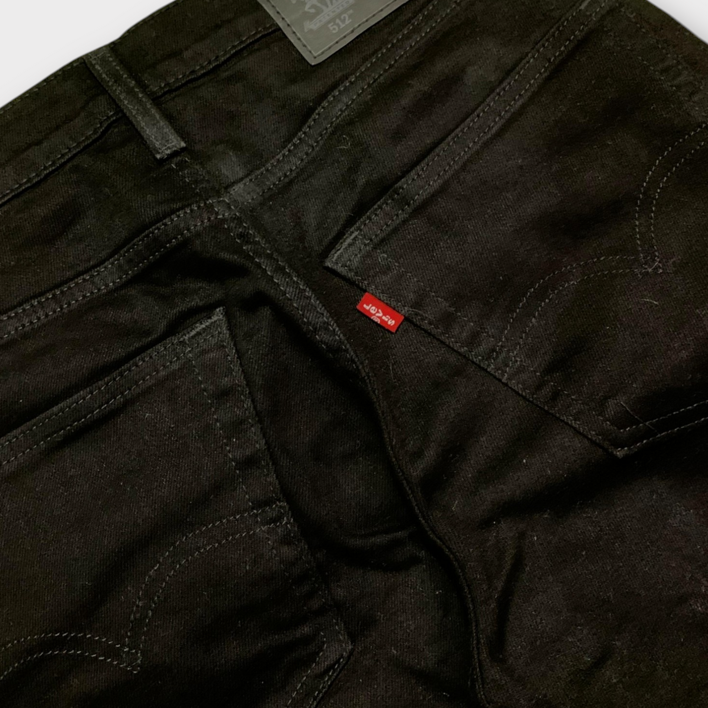 Levi's 512 Strauss & CO Jet Black Jeans