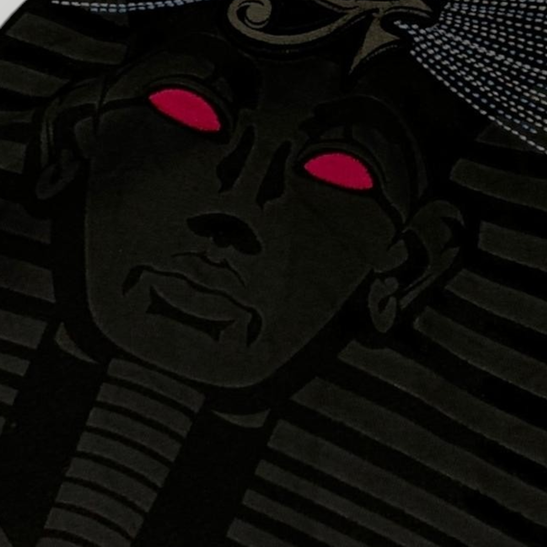 Alessandro Zavetti Black Hoodie With Egyption Graphic