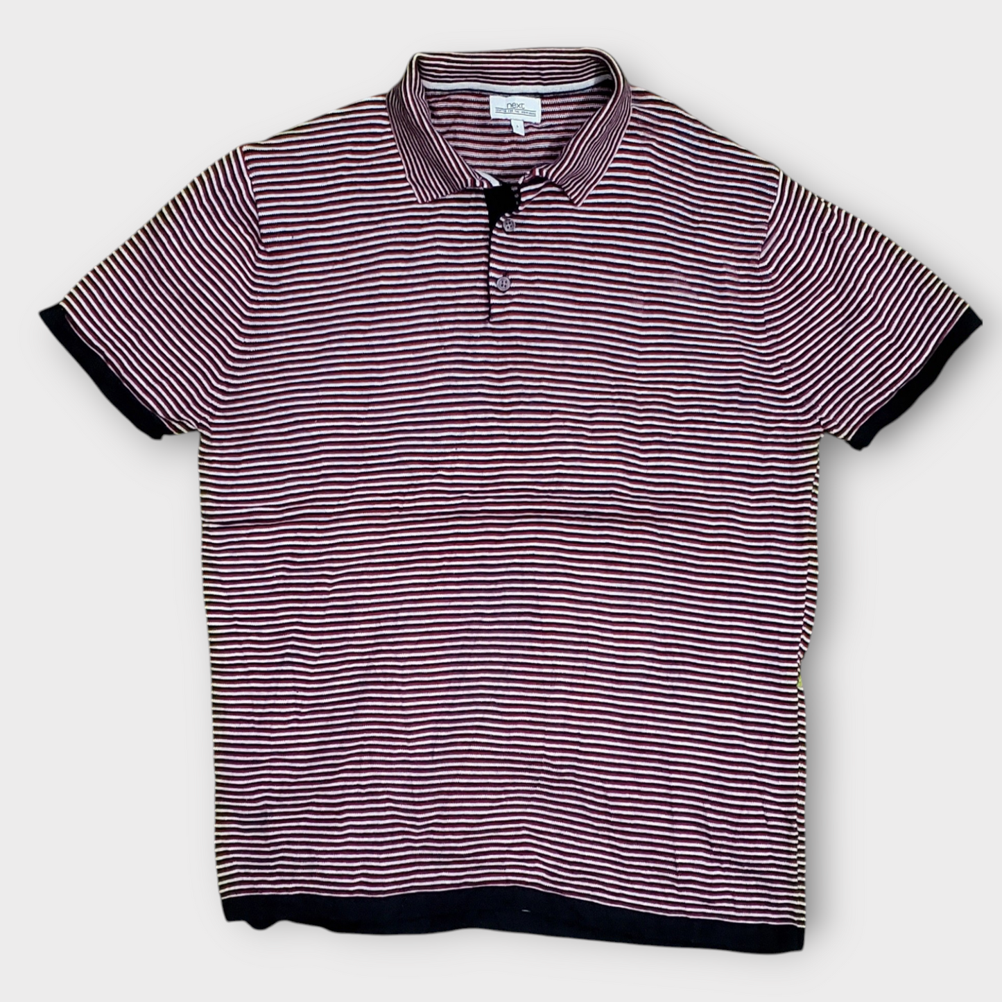 Men's Knit Polo Shirt Medium