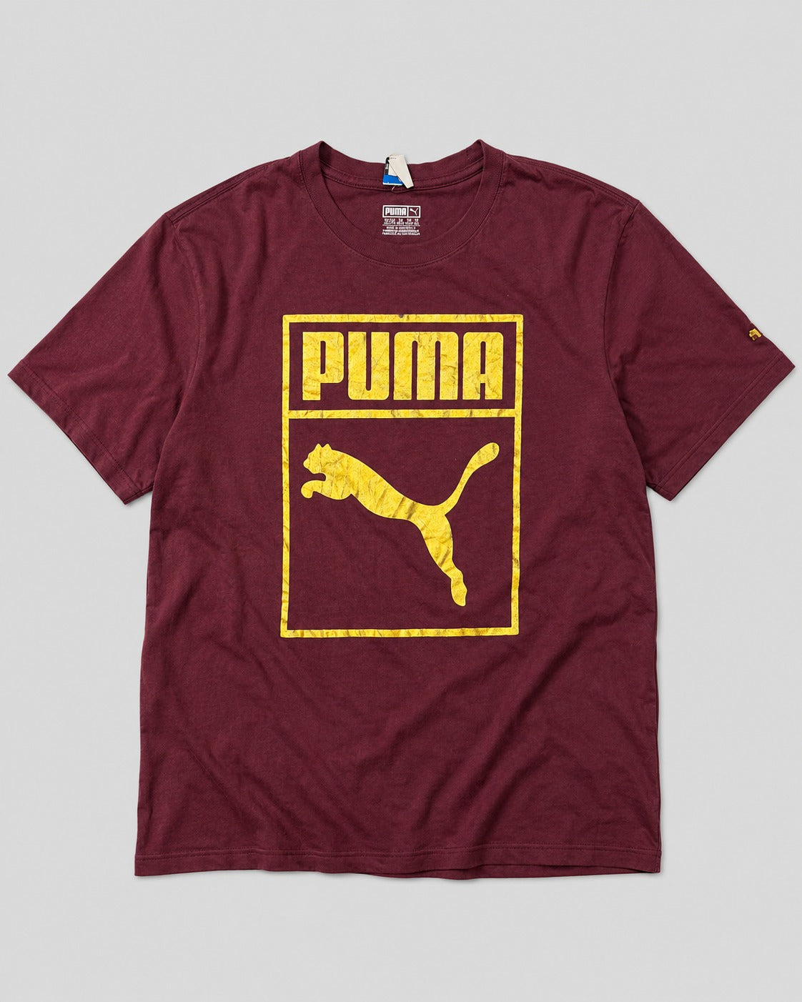 Puma Men's T-Shirt Maroon