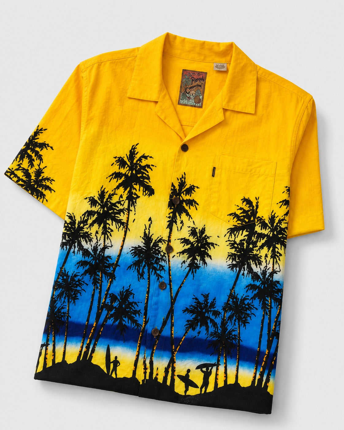 Pineapple Connection Hawaii Shirt Breathable 100% Rayon