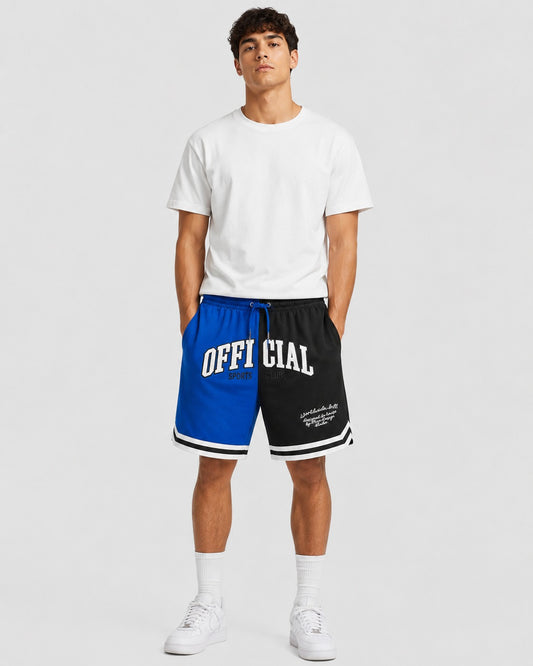 BoohooMan Offical Spliced Basketball Short