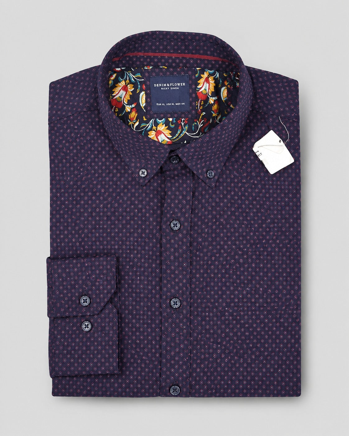 Denim & Flower Men's Shirt