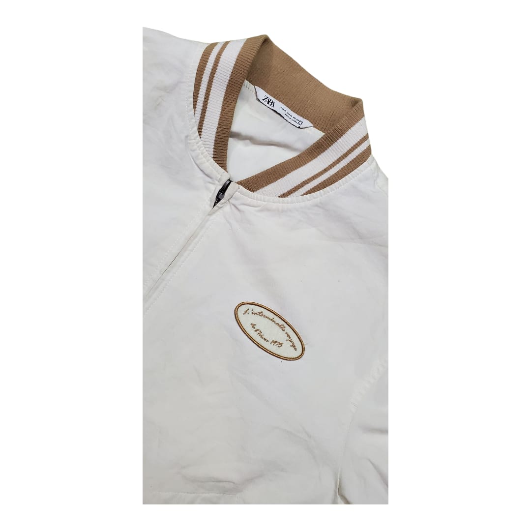 Zara Man Bomber Jackets For Men - White