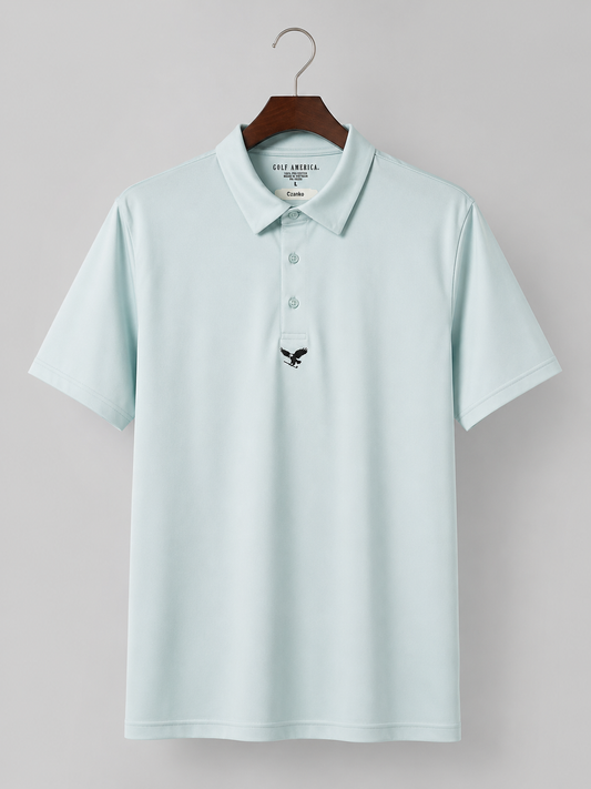 Golf America Performance Polo Shirt Eagle Logo