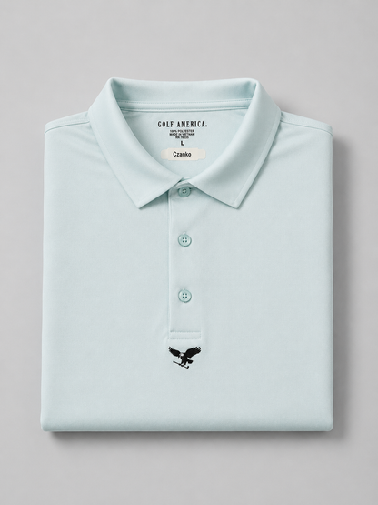 Golf America Performance Polo Shirt Eagle Logo