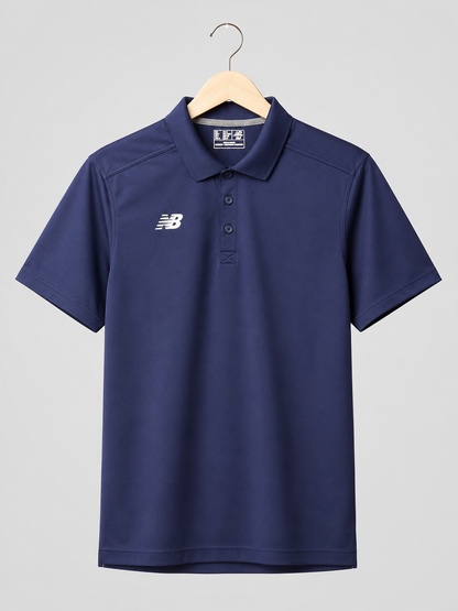 New Balance Performance Polo Shirt Navy Blue