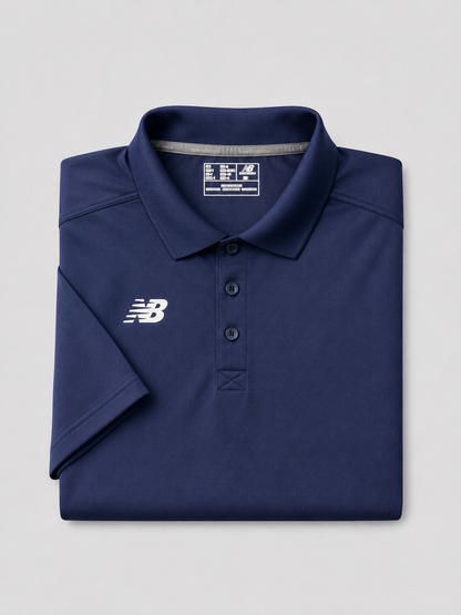 New Balance Performance Polo Shirt Navy Blue