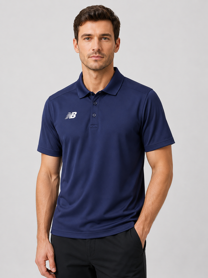 New Balance Performance Polo Shirt Navy Blue