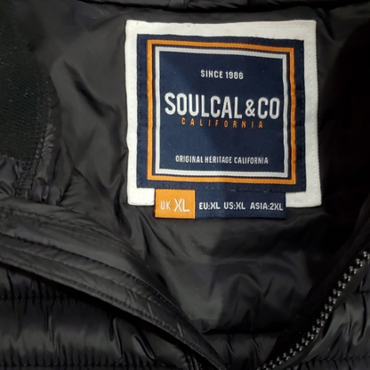 SOULCAL & CO Puffer California Jacket For Men - Black