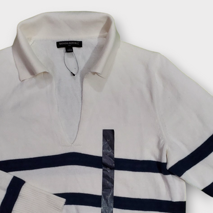 Banana Republic V-Neck Polo Sweater