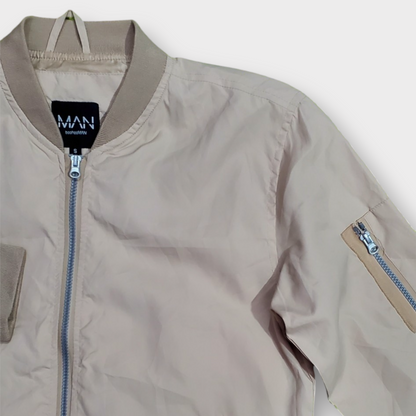 BoohooMAN Bomber Jacket For Men - Begie