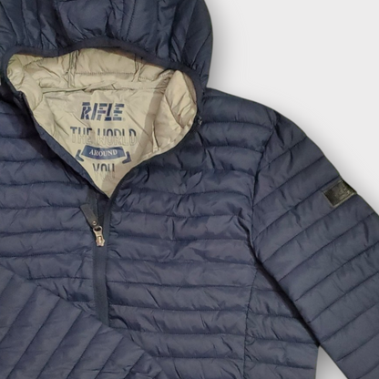 RIFLE Light Weight Puffer Jacket For Men - Blue