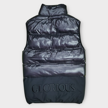 Glorious Gangsta Puffer Winter Jacket - Black
