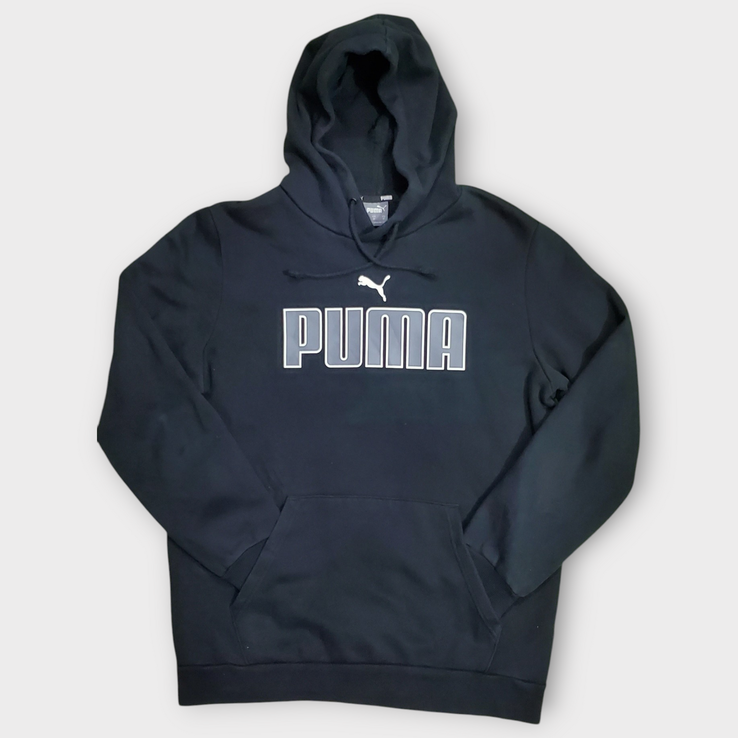 PUMA Core Logo Men's Fleece Hoodie - Black