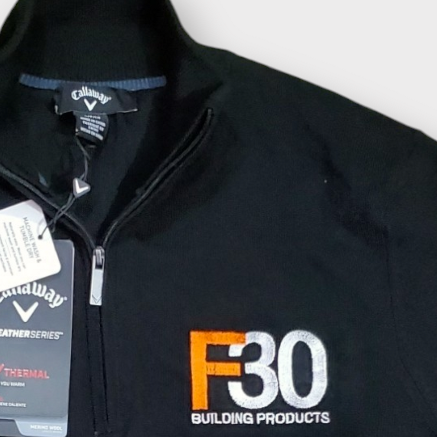 Callaway Thermal Half Zip Pullover Black