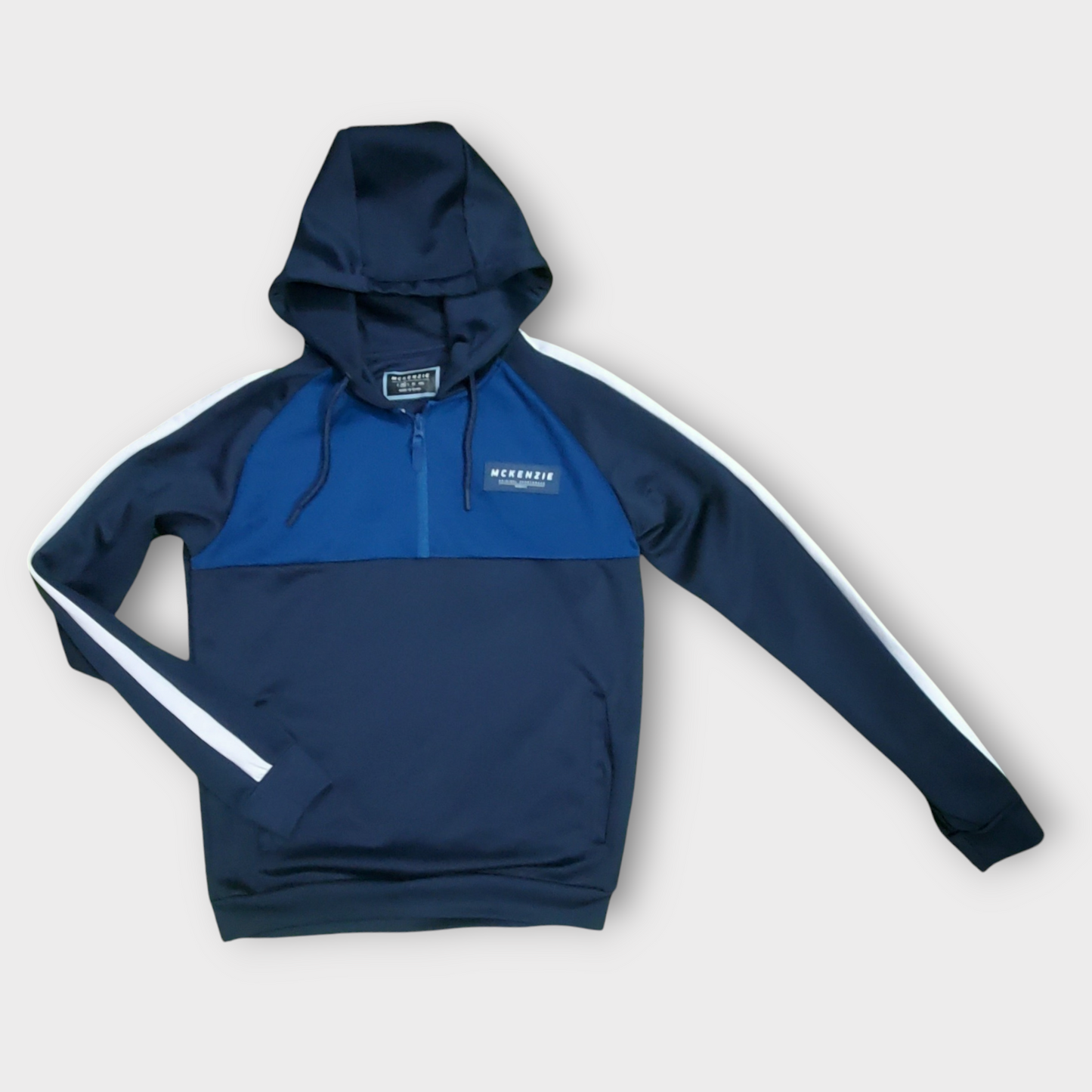 Mckenzie Men's Navy Blue Logo Sports Hoodie