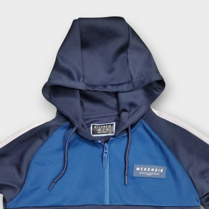 Mckenzie Men's Navy Blue Logo Sports Hoodie