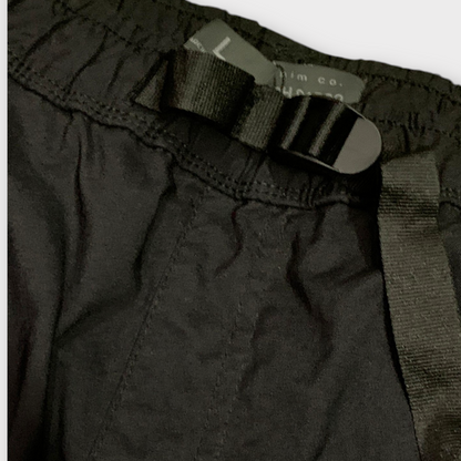 Black Straight Fit Cargo Pant