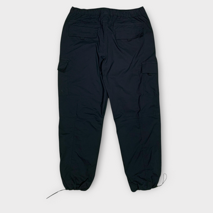 Black Straight Fit Cargo Pant