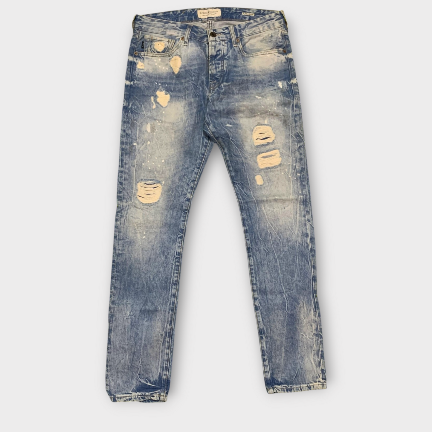 Scotch & Soda Ralston Amsterdams Blauw Jeans