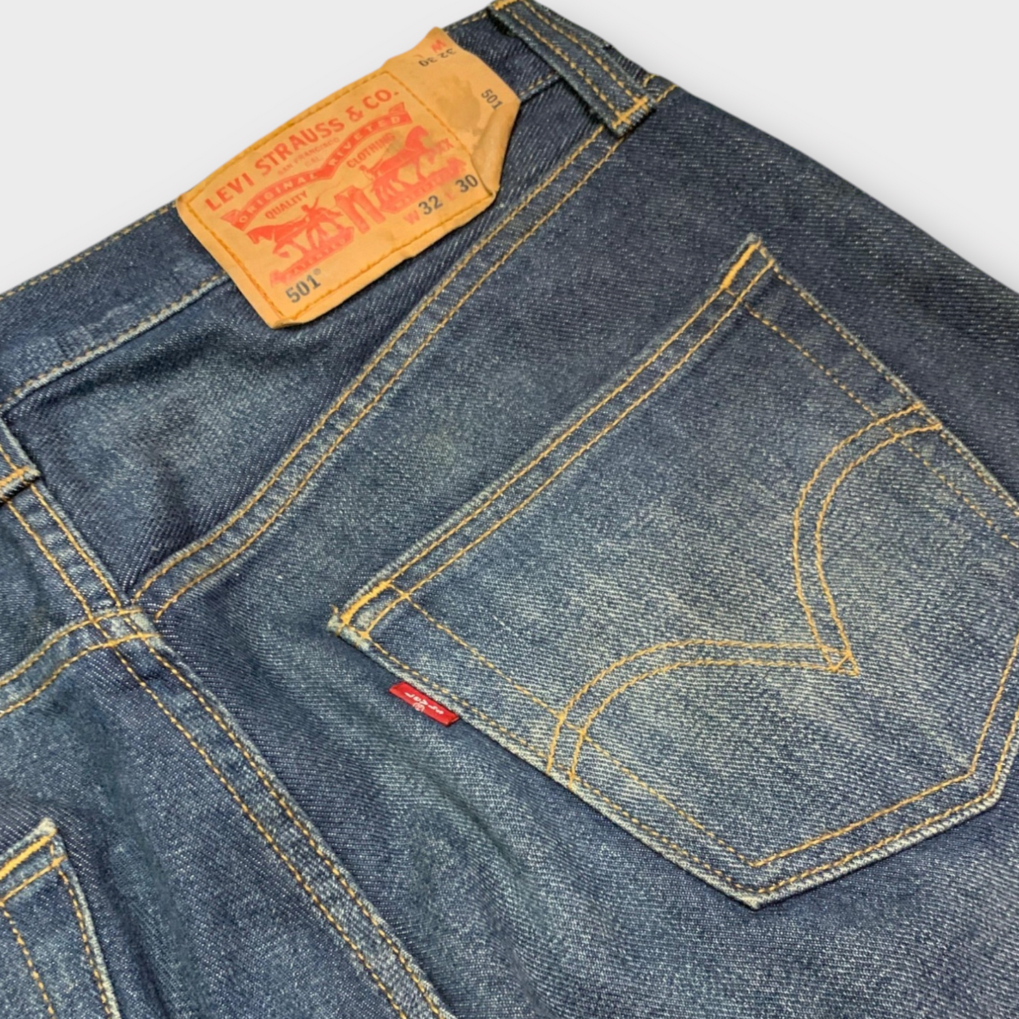 Levi's 501 Strauss & Co Straight Leg Jeans