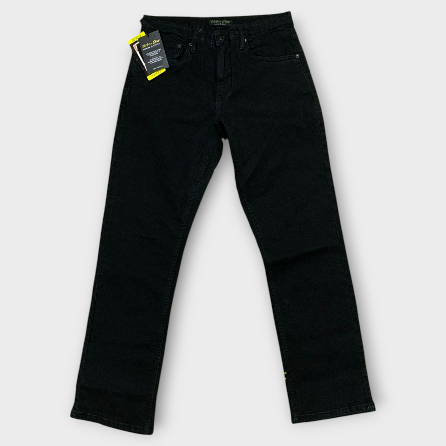 Urban Star Stretch - Relaxed - Straight Leg Black