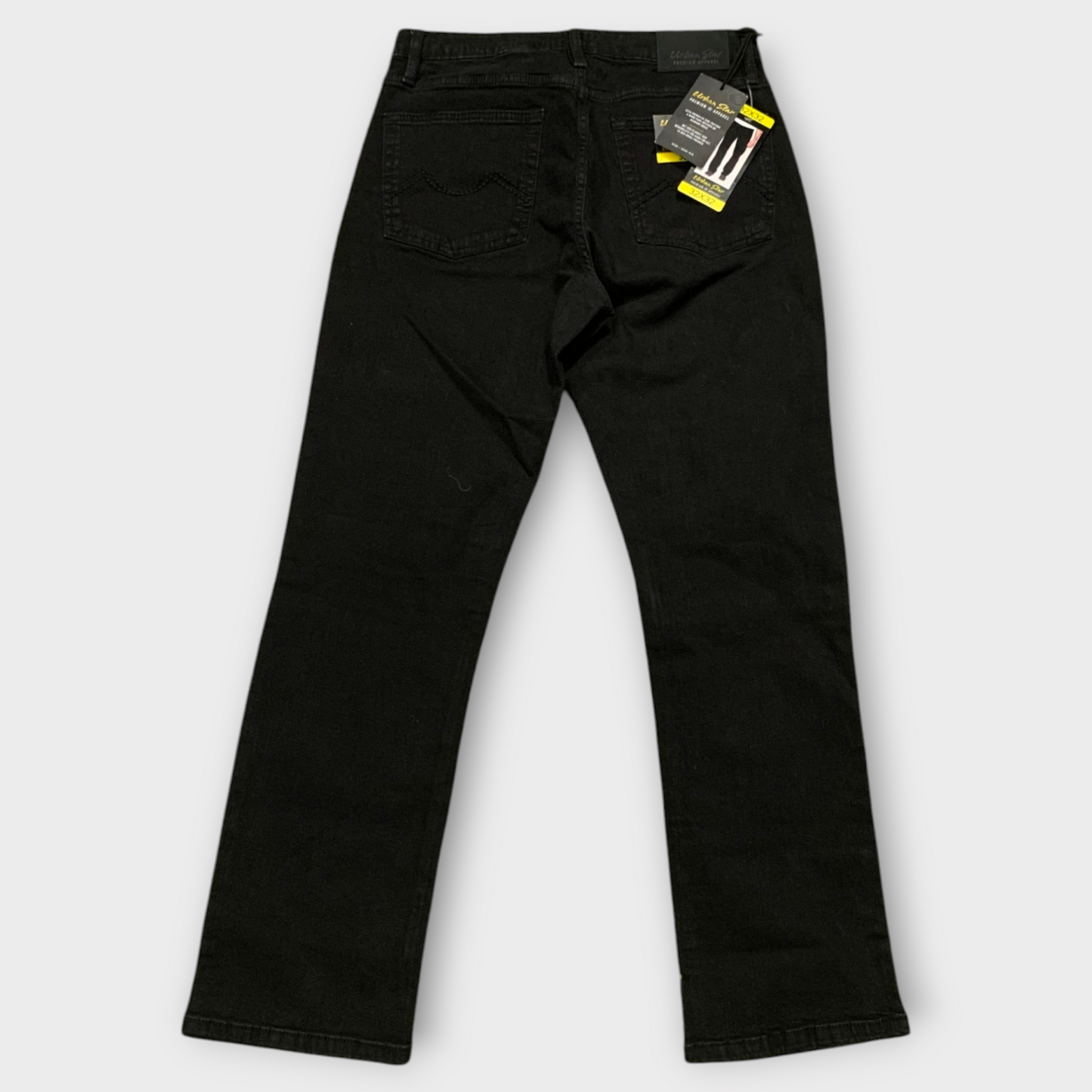 Urban Star Stretch - Relaxed - Straight Leg Black