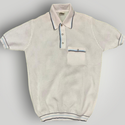 Seroya Men's Zane Crochet Polo Shirt