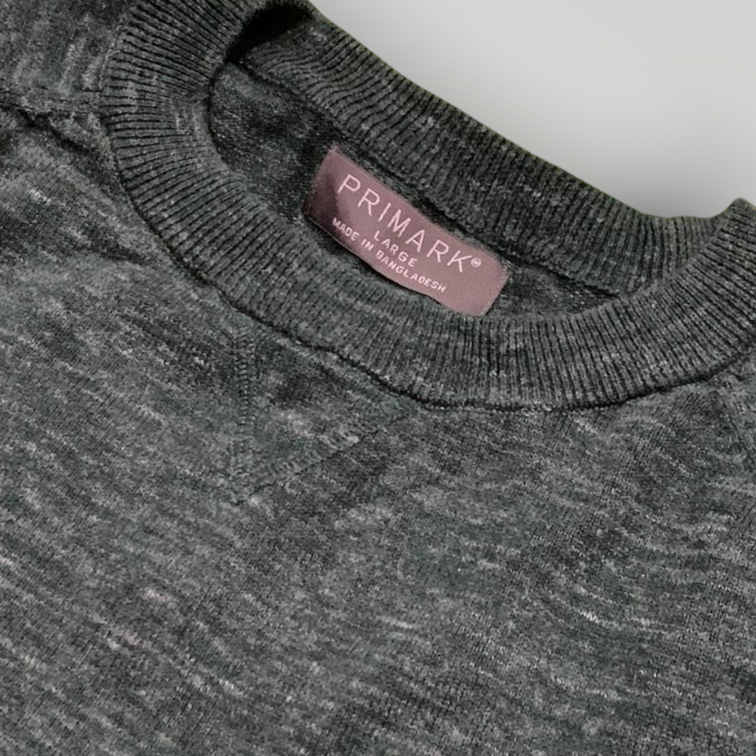Primark Grey Crew Neck Sweat Shirt