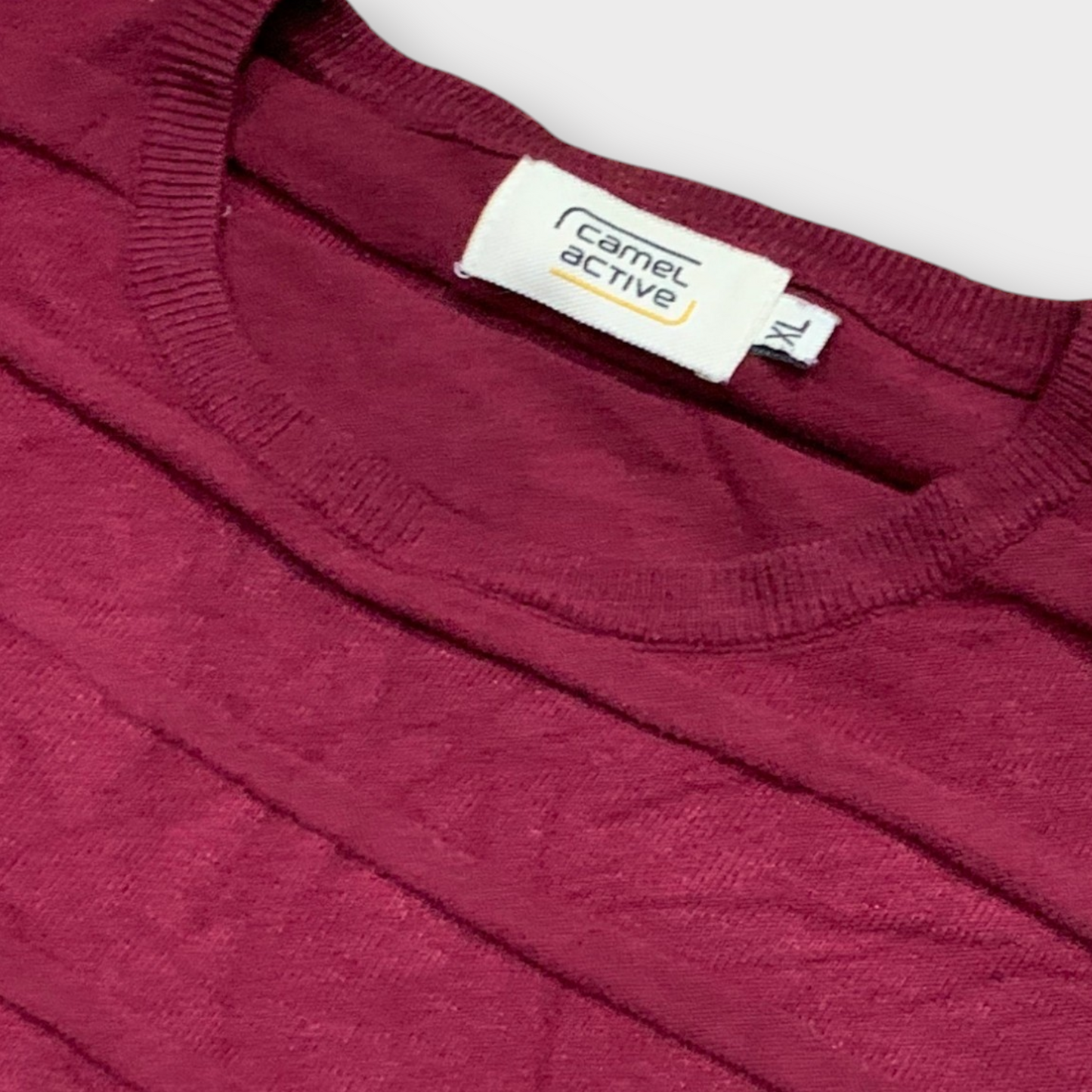 Camel Active Men's Long Sleeve Knit Shirt