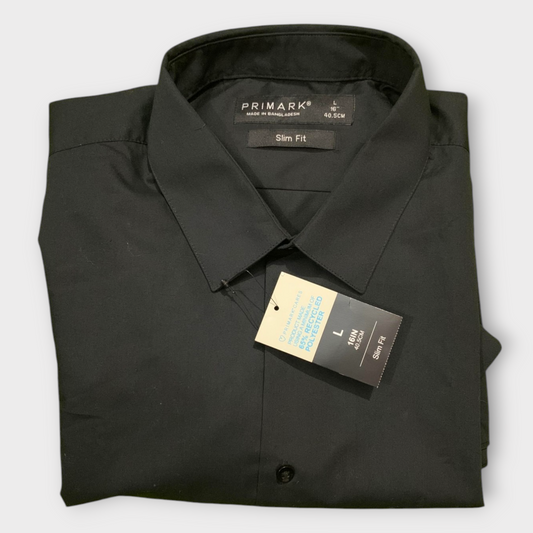 Primark Men's Half Sleeve Shirt Slim Fit