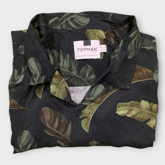 Topman Men's Half Sleeve Shirt