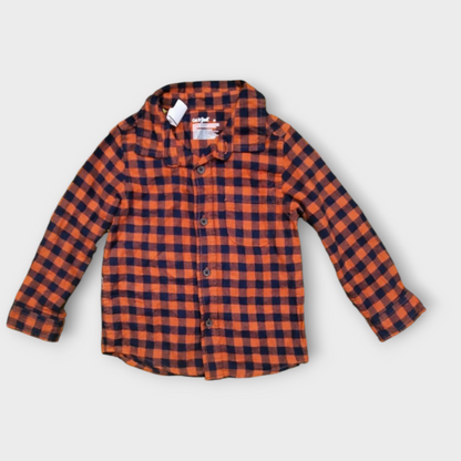 Cat & Jack Toddler Boys Long Sleeve Flannel Shirt (2years)
