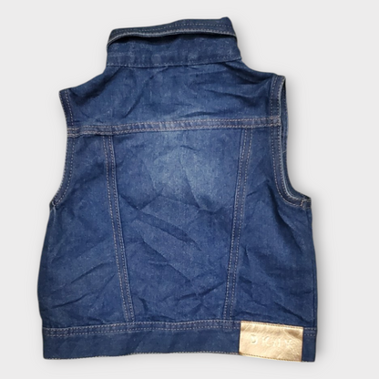 DKNY Girls Denim Vest Jacket (2years)