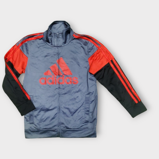 Adidas Long Sleeve Mock Neck Full Zip Track Jacket
