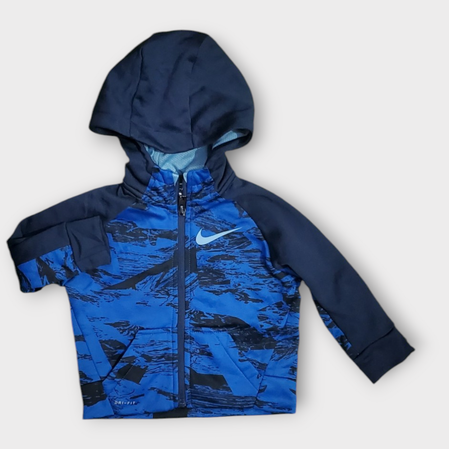Nike Dri-Fit Zip Hoodie Graphic Print (2years)