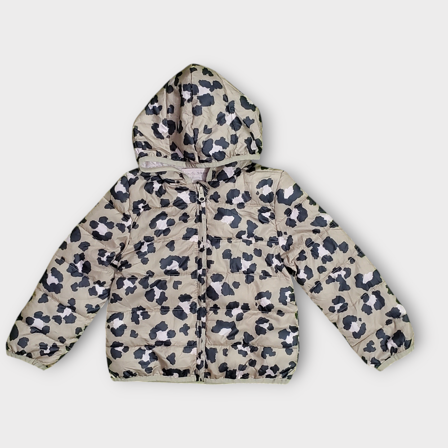 Epic Thread Girls Leopard Print Puffer Jacket (2years)