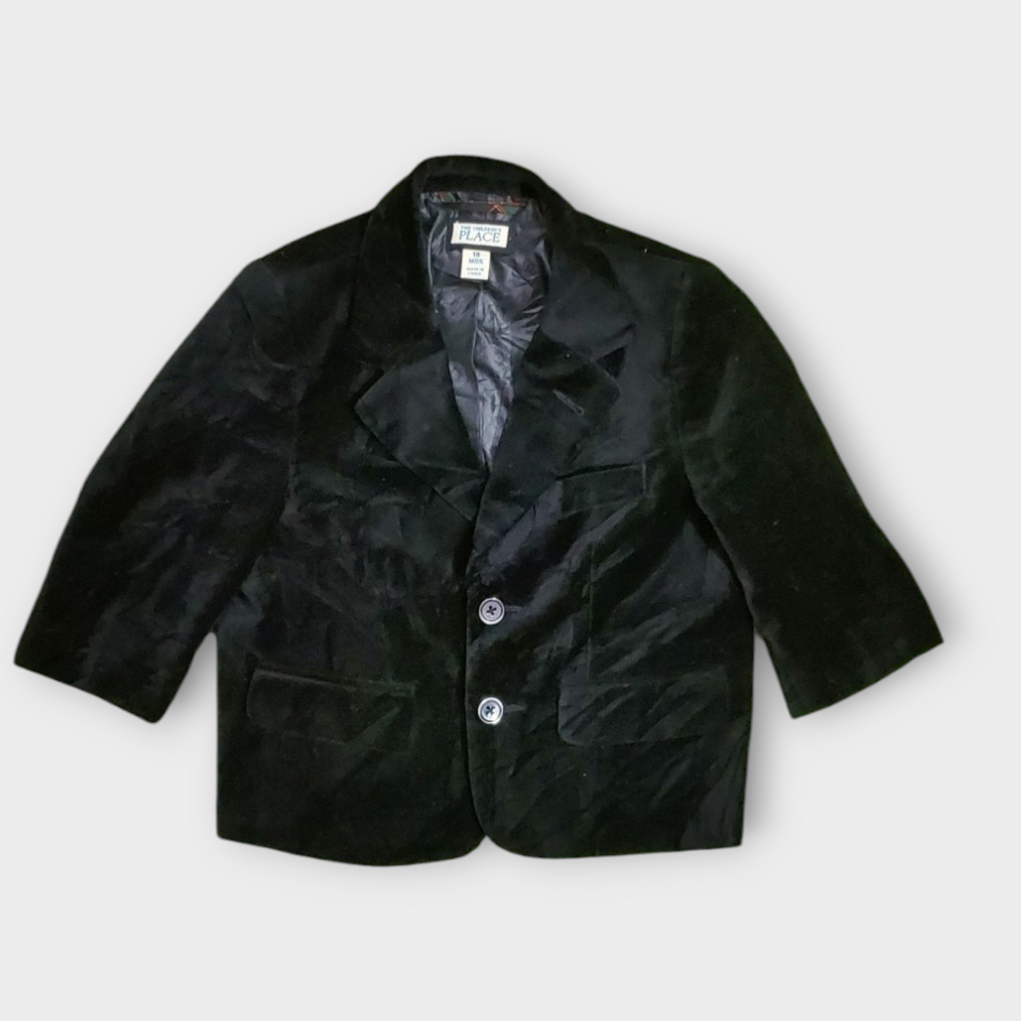 Place Black Velvet Blazer (2years)