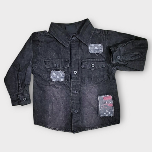 Kids Denim Casual Shirt For Boys (2years)