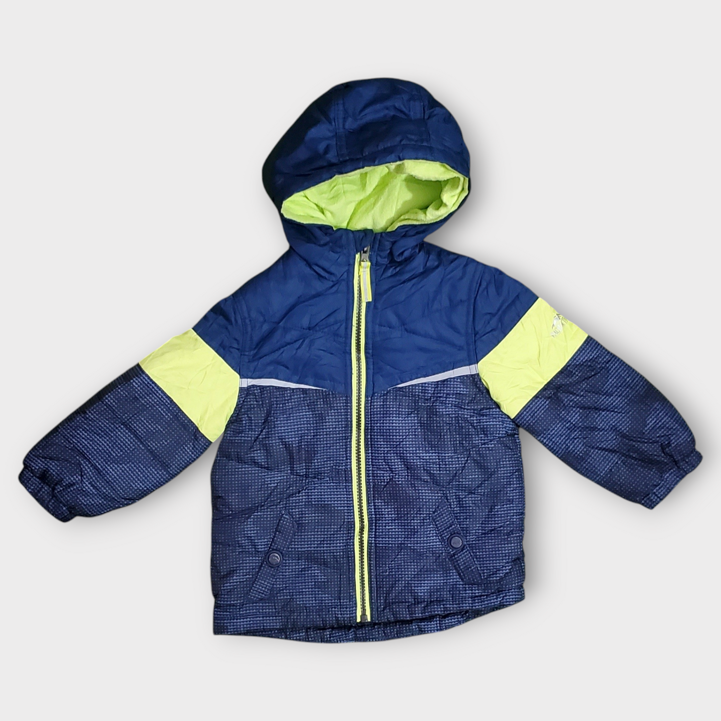 Kids Blocked Puffer Jacket (3years)