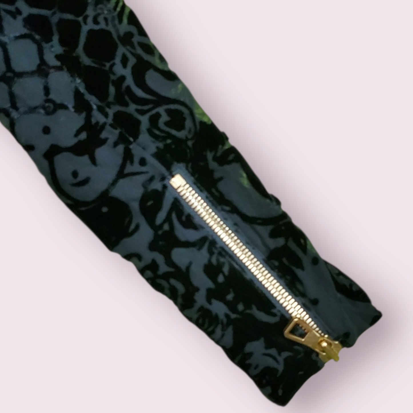 Balmain x H&M black velvet dress from their limited edition