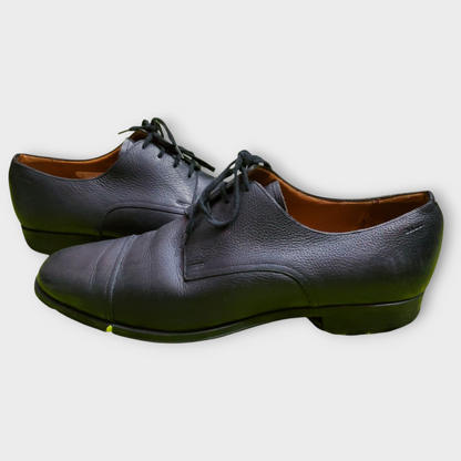 Bally Tayson Men's Black Grain Leather Derby Shoes