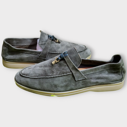 Loro Piana Summer Walk Loafer Brown Suede