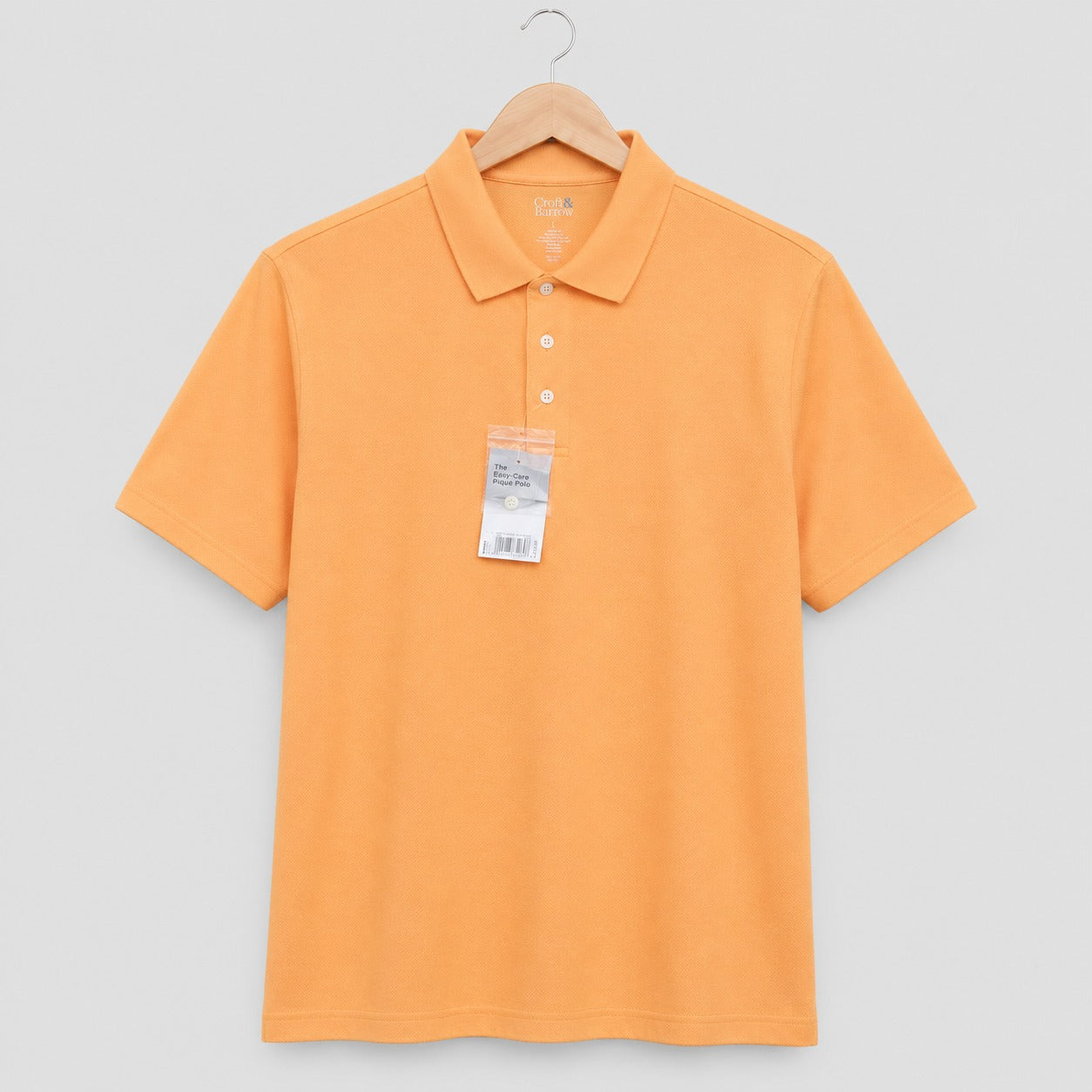 Croft & Barrow Pique Polo Shirt Mustard Yellow