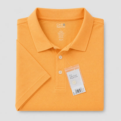 Croft & Barrow Pique Polo Shirt Mustard Yellow