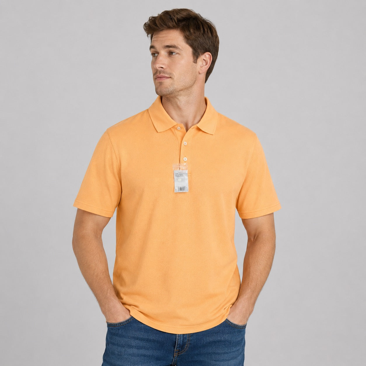 Croft & Barrow Pique Polo Shirt Mustard Yellow